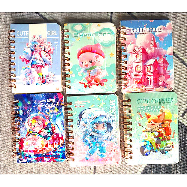 

Paperluxe Buku Saku Mini / Note Book A7 Isi 70 Lembar / Buku Catatan Saku Mini Portable / Buku Diary Buku Catatan Sampul Laser Blink Blink