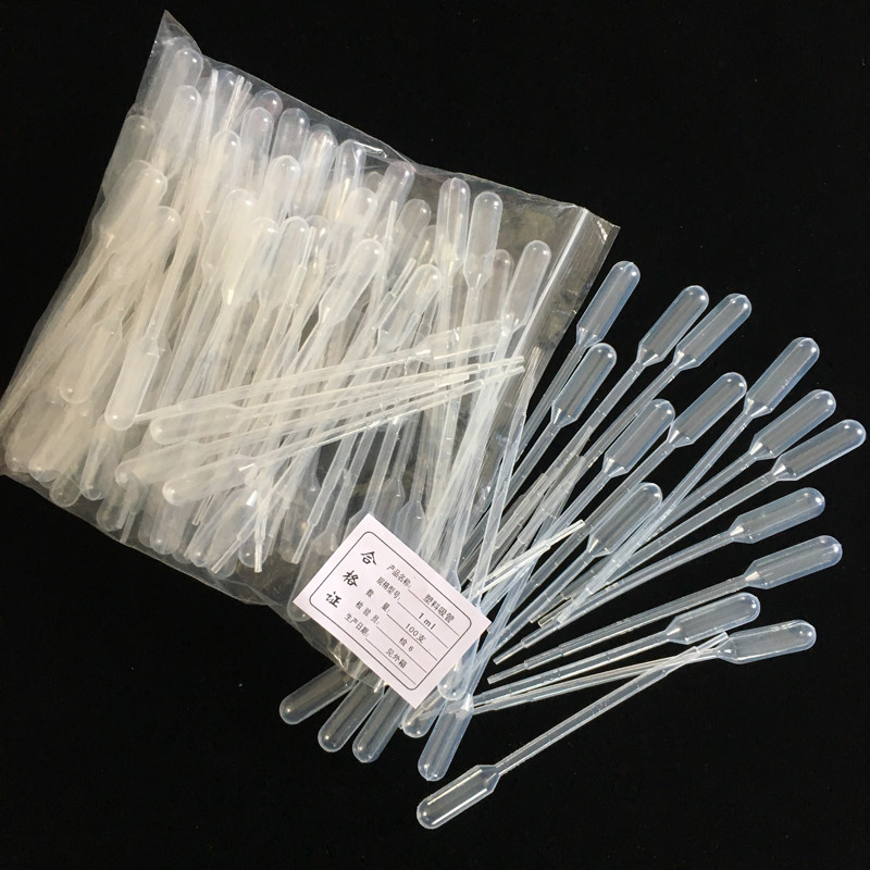 

100Pcs 3ml Plastic Disposable Pipettes Squeeze Transfer Pipettes Dropper For Silicone Mold UV Epoxy Resin Craft Jewelry Making