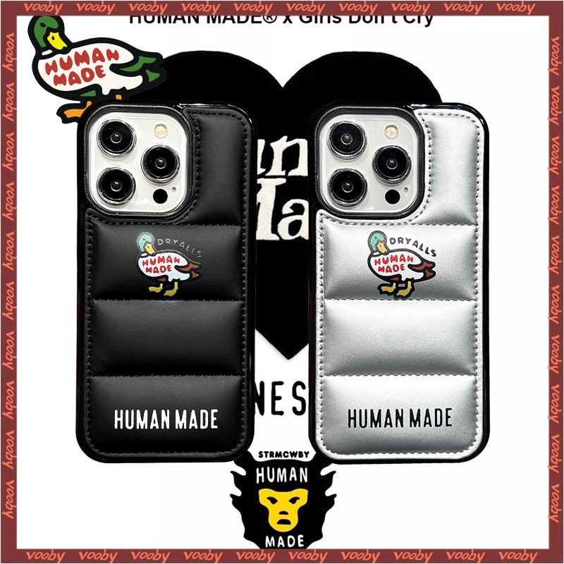 Trend fashion human made Duck label Down jacket Phone Case Suitable for IPhone16Pro 16 16PM 15 15P 1