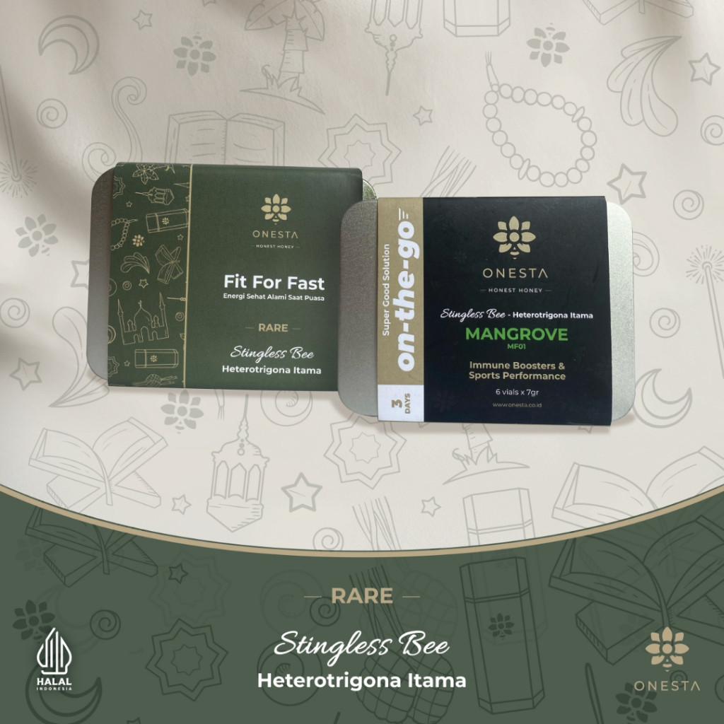 

Onesta Honest Honey MANGROVE MF01 On The Go 6x7gr-Madu Premium 100% Asli & Murni, Natural Tanpa Campuran