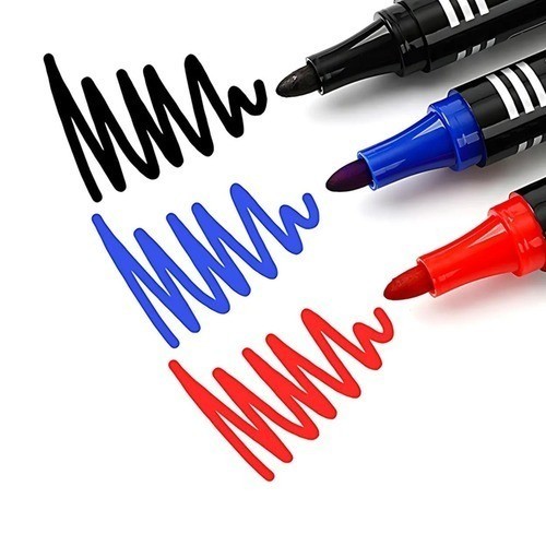 

Spidol Permanent Marker Permanen Hitam Merah Biru Tinta Refill able