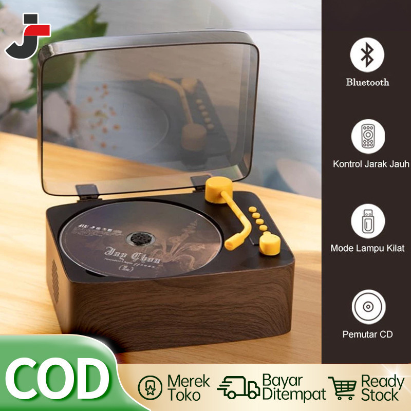 Portable CD Player Bluetooth Speaker Rechargeable Music Player KPOP JPOP