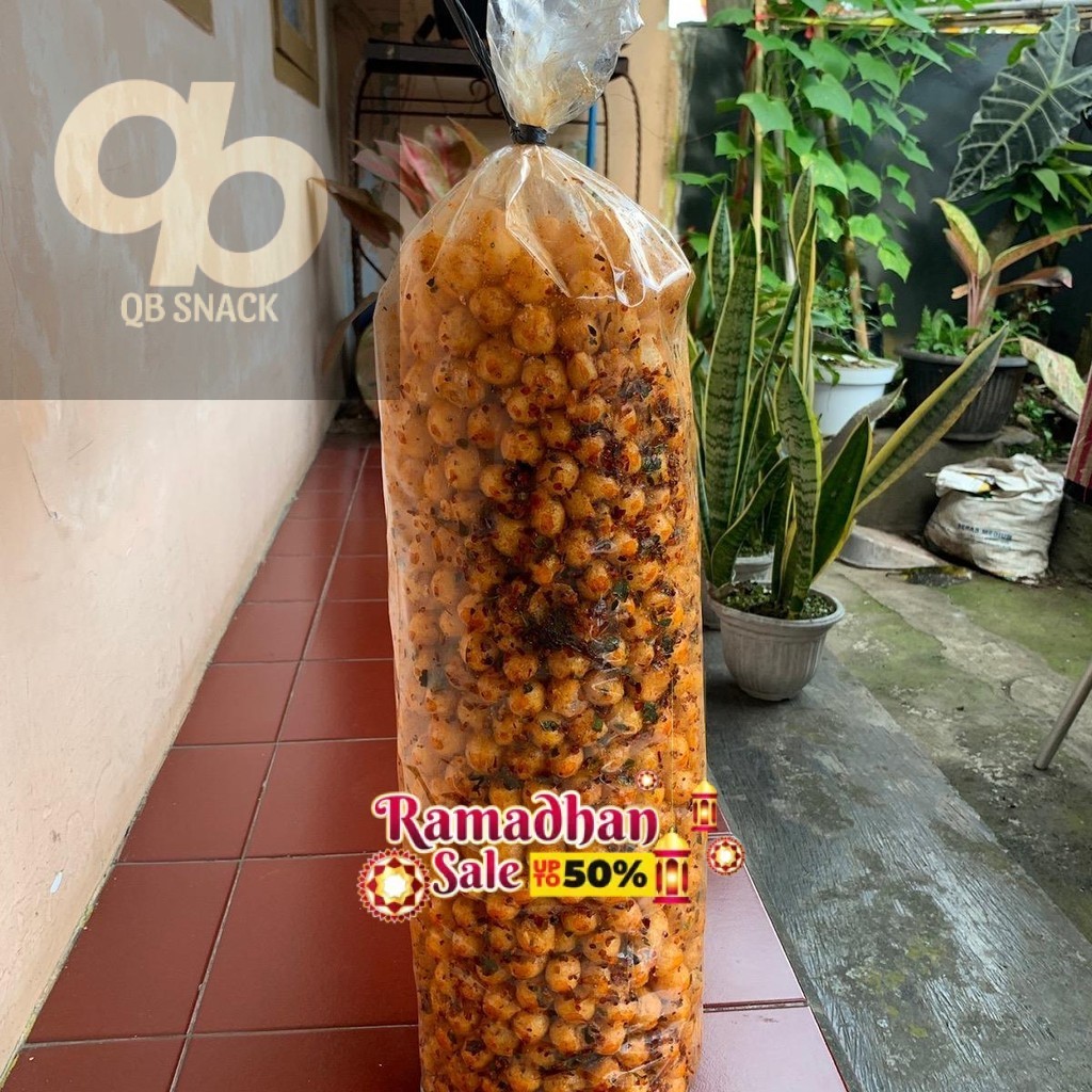 

QB - CIMOL KERING 1 kg PEDAS DAUN JERUK Snacks Camilan Makanan Food