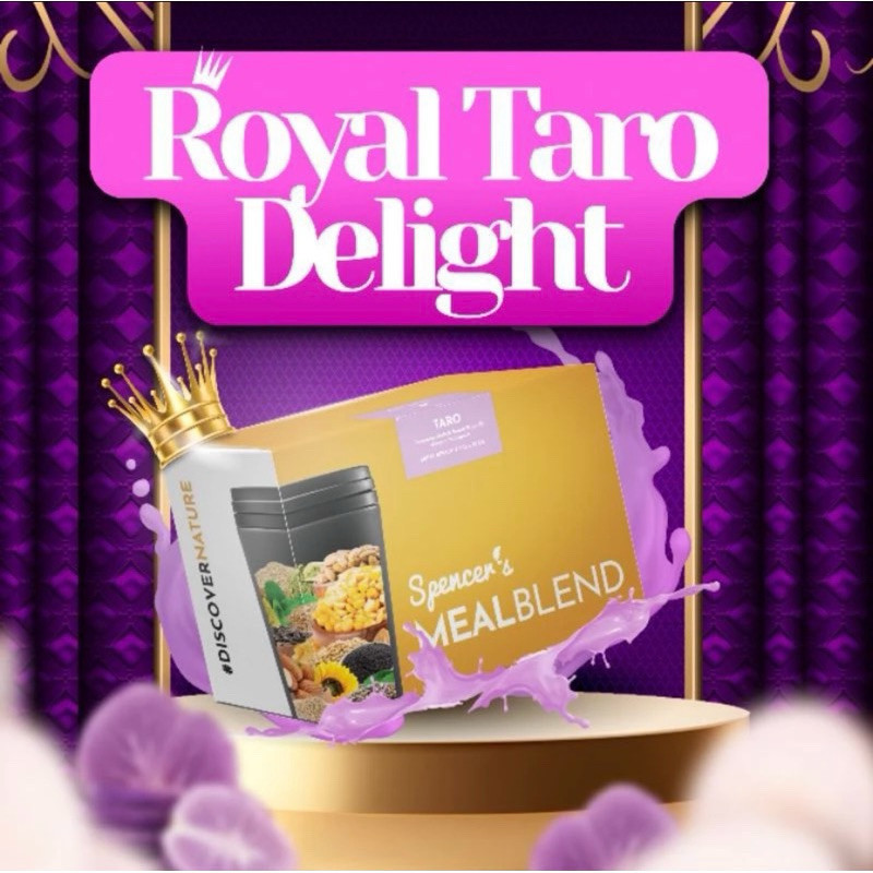 

[TARO 15 SACHET] Spencer's MealBlend - Royal Taro Delight - Multigrain Slimming Drink - Pengganti Makanan Sehat
