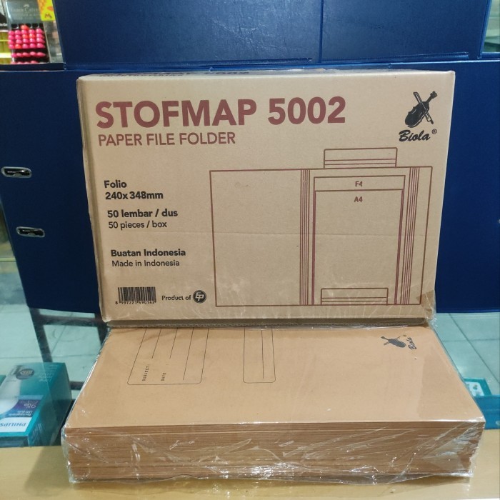 

Andma Biola stofmap 5002 1 dus ISI 50PCS coklat
