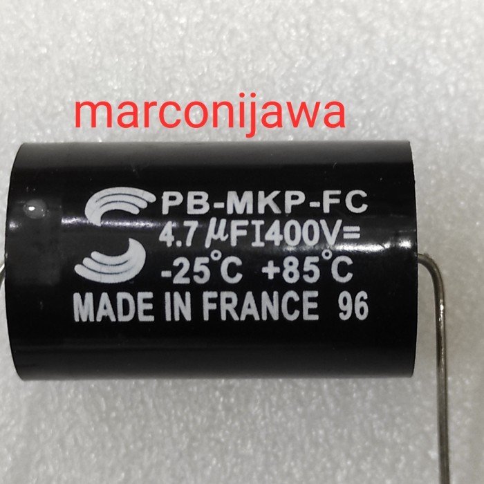 ELC99 capasitor 4,7uf 400v axial 22mmx34mm