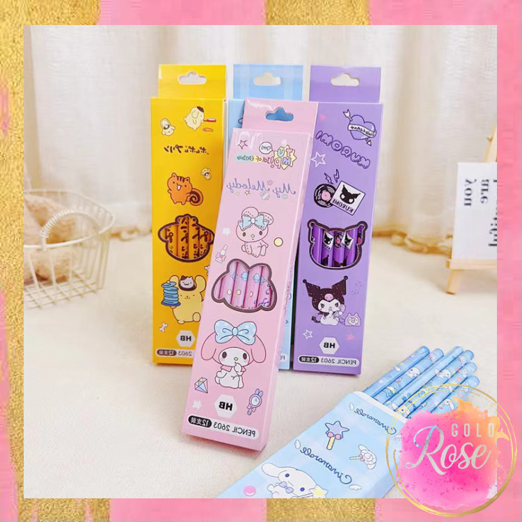 

ℛ - S6290 Motif Karakter Pensil / Alat Tulis Lucu untuk Anak