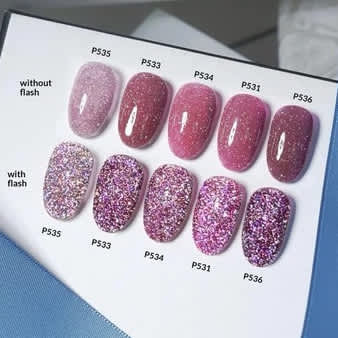 KUTEK PARTY GEL HALAL PINK TINY REFLECTIVE KUTEK GEL HALAL FLASH