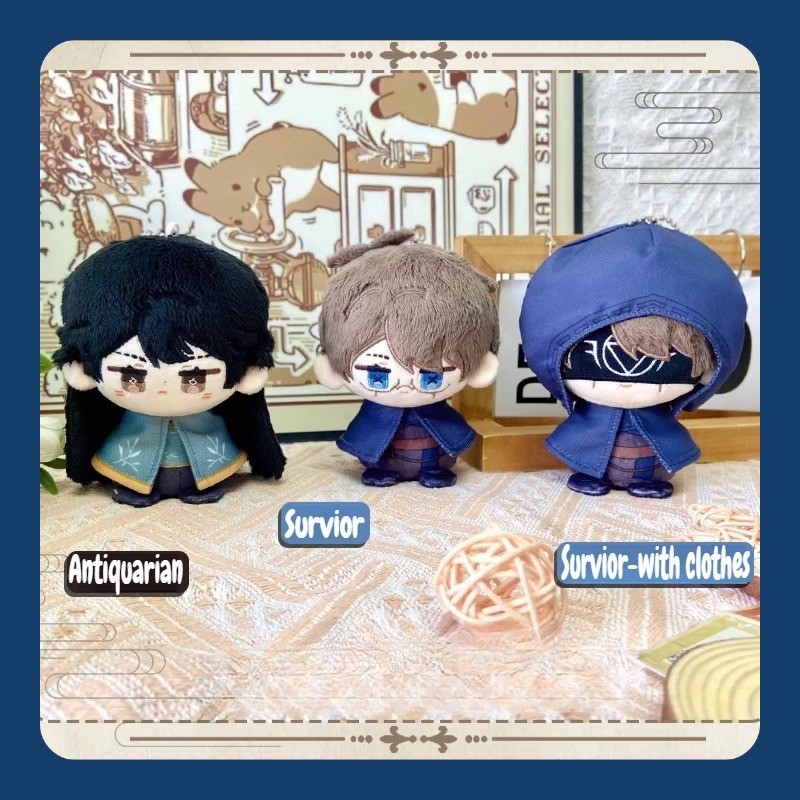 Identity V 10cm Doll Survior Antiquarian Anime Doll Plush Doll Cute Gift Pendant
