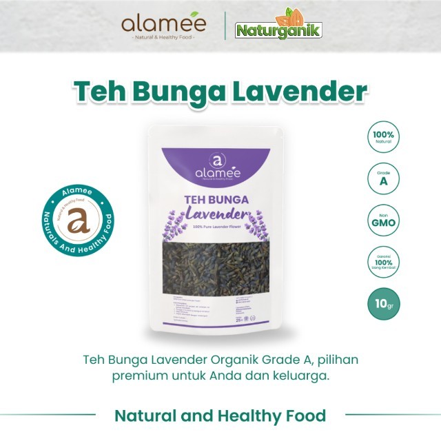 

ALAMEE Lavender Tea Teh Bunga Organik Kering Dried Flower 10gr Premium Naturganik
