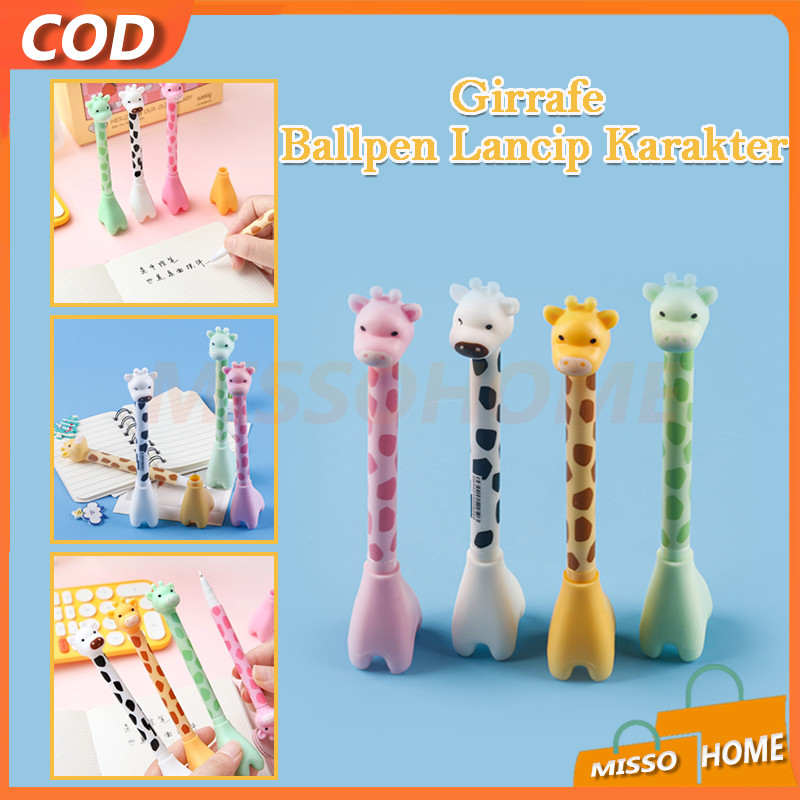 

Hewan Lucu Model Animal Pen Gel Jerapah Ballpen Pena Pulpen Ujung Lancip / Ujung Lancip Karakter Girrafe Ballpen Pena / Pena Tinta Ujung Lancip Karakter / Girrafe Ballpen Lancip Karakter