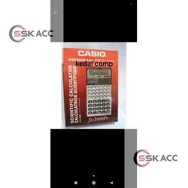

Kalkulator Casio FX-3600Pv / Calculator CASIO FX 3600 PV SSKACC-KOMPUTER
