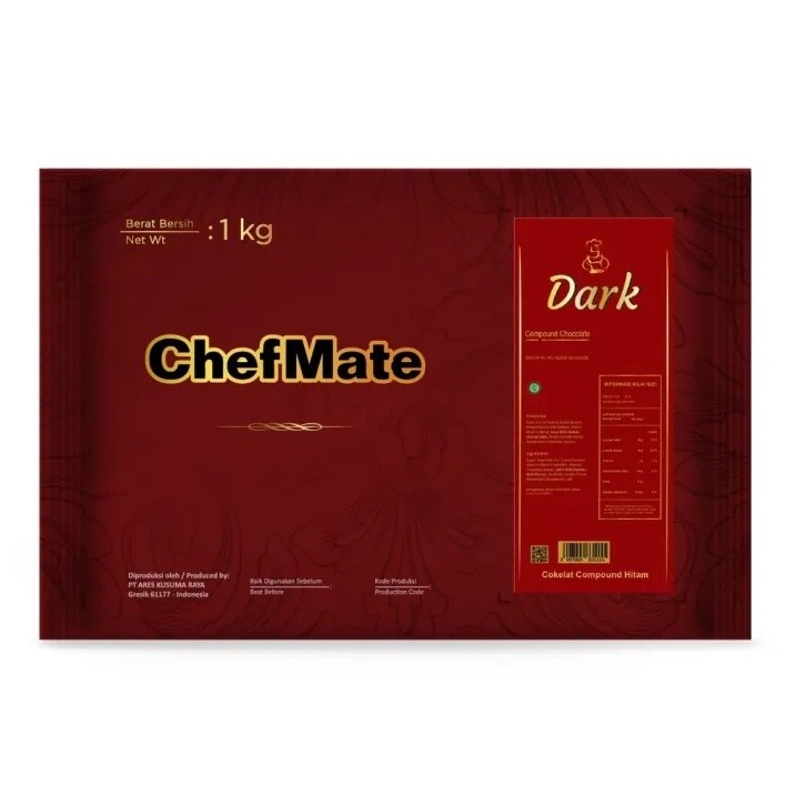 

Chefmate Dark Chocolate Compound 1 Kg ( 1000 Gram ) Cokelat Hitam Batangan Coklat Batang Choco Halal Bahan Campuran Makanan Baking Kue Masak Food Cake Mix Ready Stock Pekanbaru Riau Indonesia Gratis Free Bebas Ongkir COD Bayar Ditempat Ojek Gosend Grab