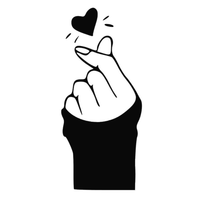 Sticker Love Aesthetic Cutting Stiker