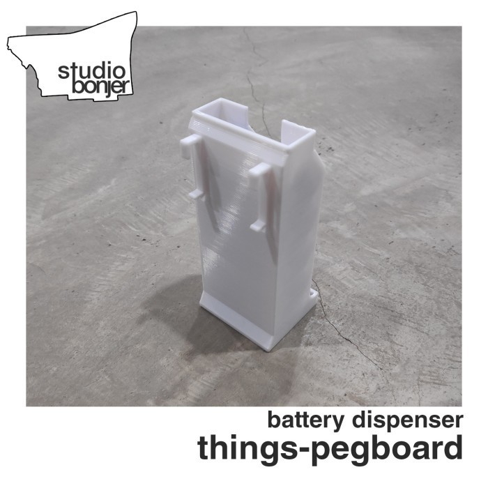 

Pegboard battery dispenser AA & AAA - aksesoris papan berlubang - AA