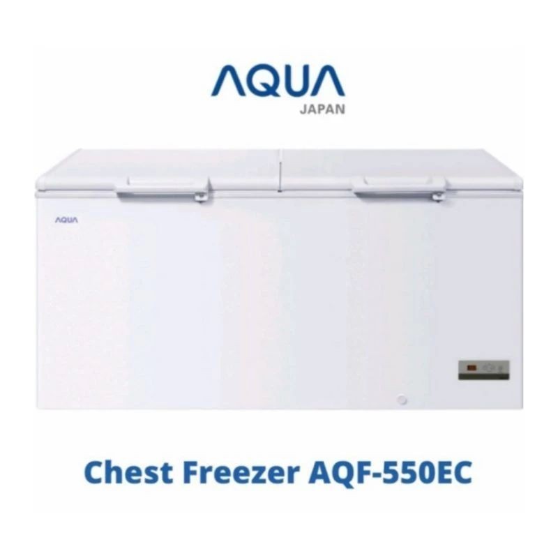 Aqua AQF-550EC Freezer Box/Freezer Daging/Freezer Ikan/Chest Freezer/Frozen Food Kapasitas 519 Liter