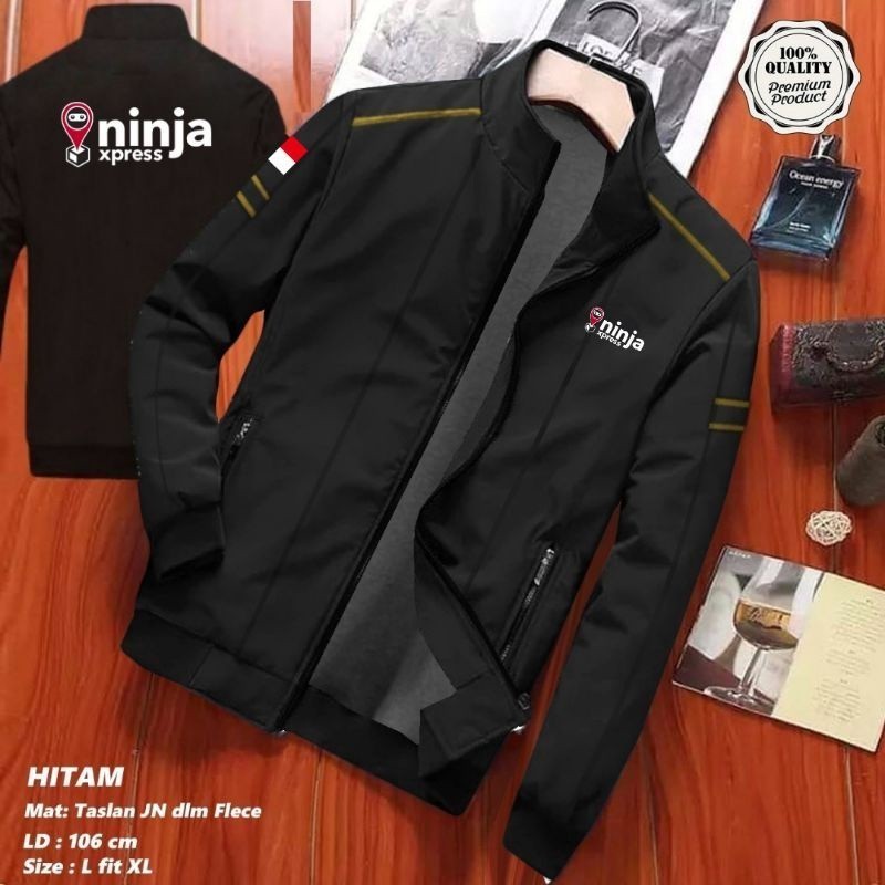 JAKET NINJA XPRESS KURIR NINJAVAN EXPRESS SABLON TERBARU 2024