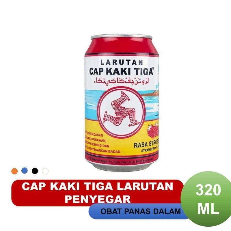 

CAP Kaki Tiga Larutan Penyegar Rasa Strawberry 320 ML Kaleng