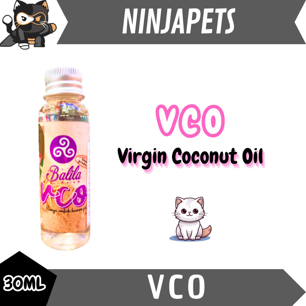 VCO BALILA VIRGIN COCONUT OIL KUCINIG ANJING| 30ML 60ML KULIT JAMUR LUKA