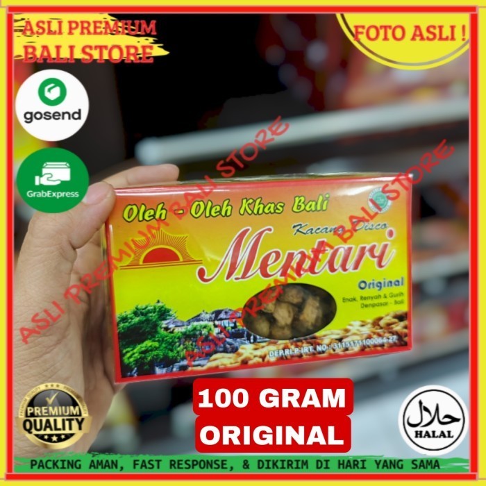 

OLEH OLEH MAKANAN CEMILAN CAMILAN SNACK KULINER KHAS ASLI ORI ORIGINAL BALI KACANG DISCO 100 GRAM GR