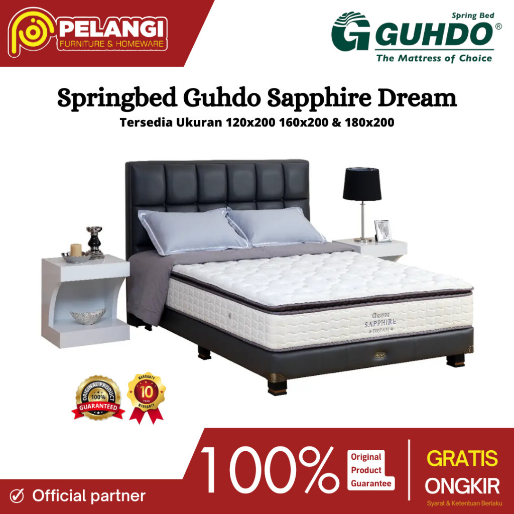 (Pengiriman Hanya Area Solo Raya) Springbed Guhdo Sapphire Dream | Springbed Guhdo | Kasur Springbed