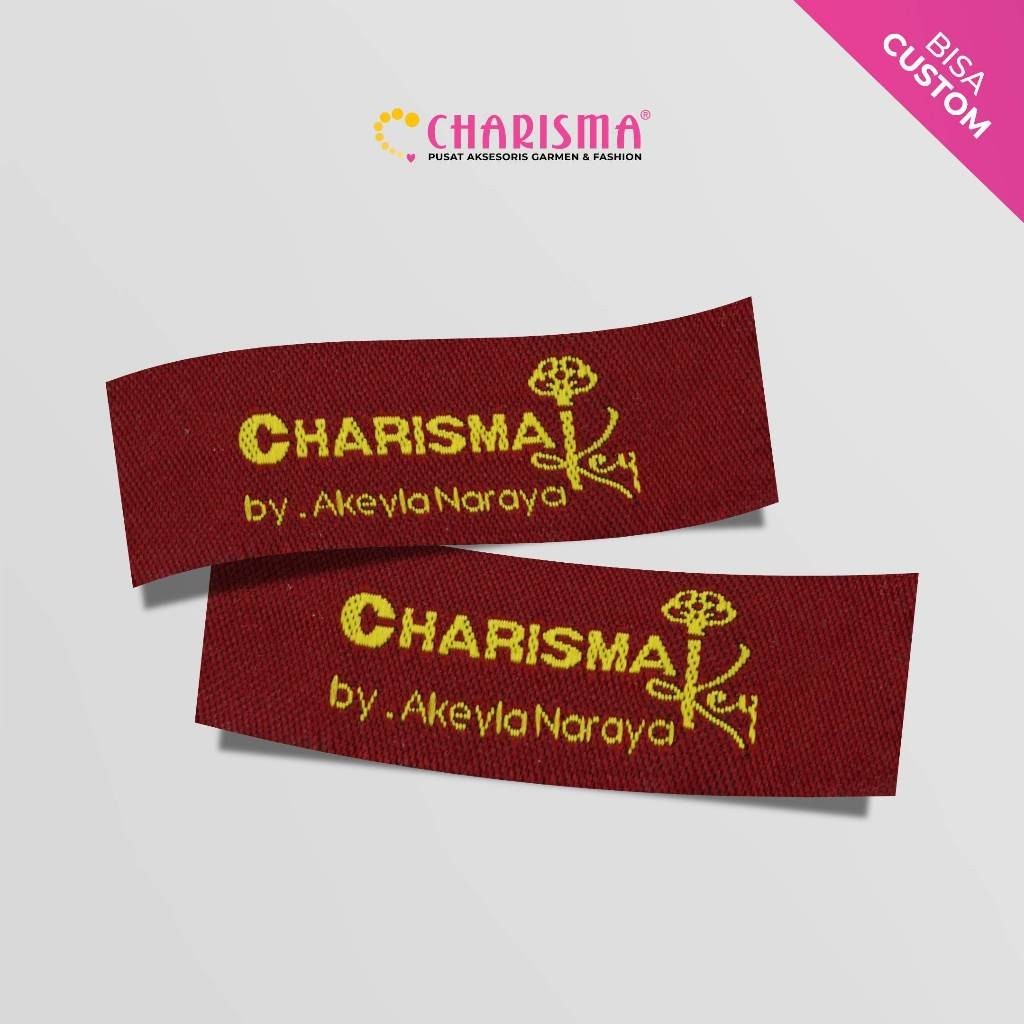 

Charisma Label Woven Custom (1000 Lusin)