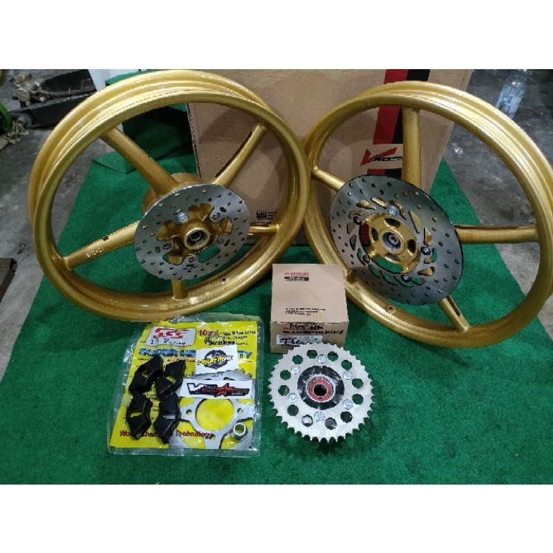 velg rossi pnp klx/dtracker & crf mega pro gl cb150r & honda gtr