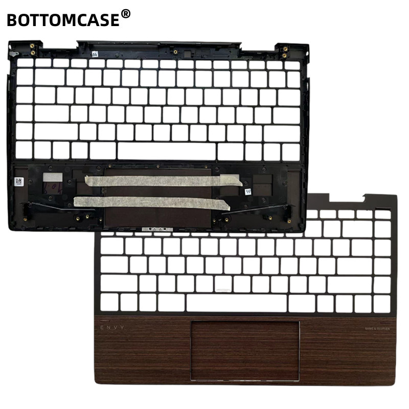 PREORDER BOTTOMCASE New Laptop Upper Case Palmrest Cover Wood Grain For HP ENVY X360 13-AY