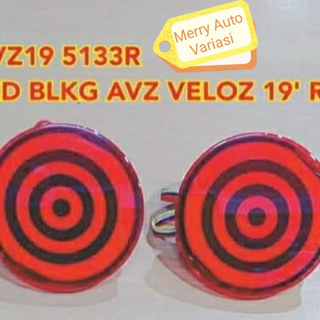 Lampu reflektor bumper belakang Avanza VELOZ 2019