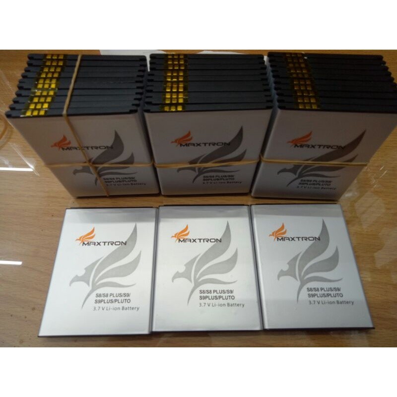 Baterai maxtron s8/s9 pluto  BATERAI  MAXTRON PLUTO S8 / S9 plus