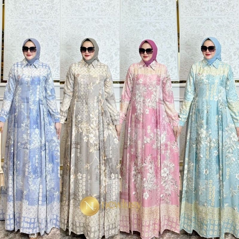 DRESS VISCOSE ENGLAND ORI BY NEW LUSY GAMIS TERBARU