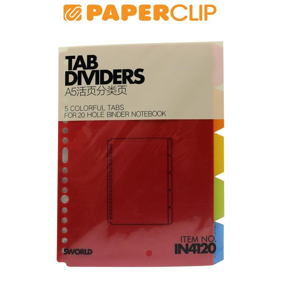 

INDEX / PEMBATAS FILE NOTE A5 SWORLD IN4120 5 COLOR