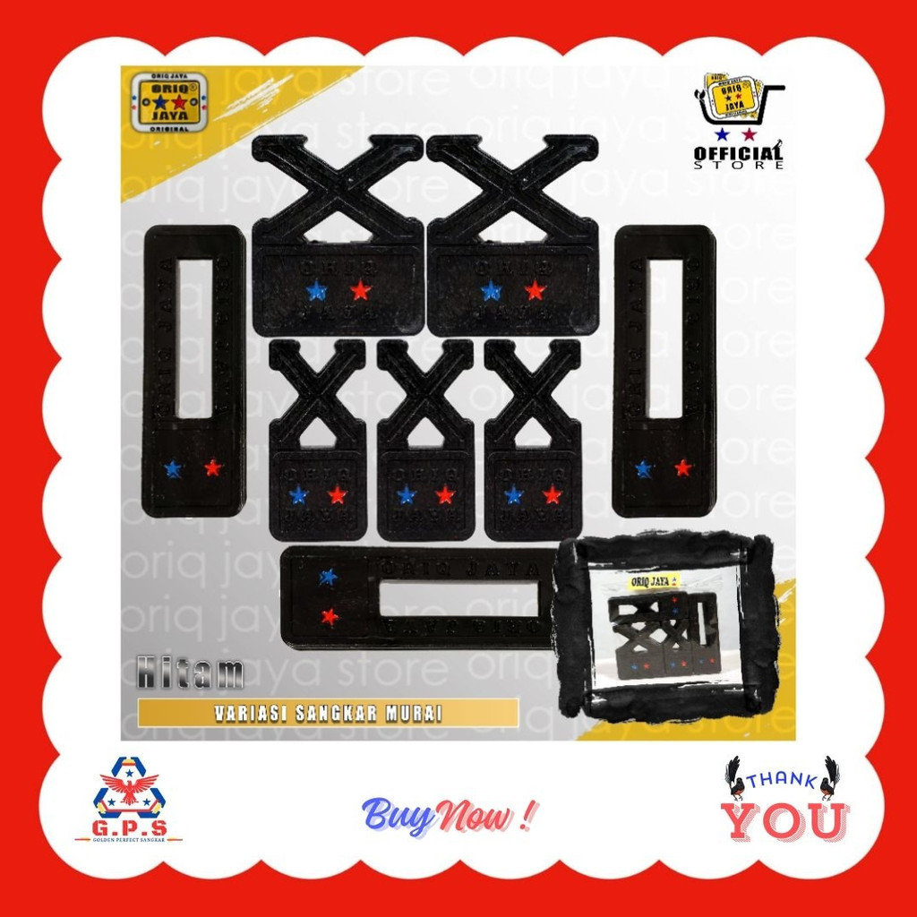 Oriq Jaya Stoper Sangkar Murai Bahan Plastik Awet Tahan Lama Variasi Indah untuk Sangkar Murai Batu