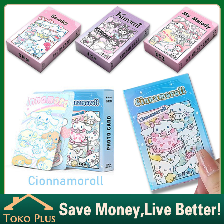

50Pcs Kartu Foil Sanrio Mainan Kartu Sanrio Hologram Kartu Trading Card Sanrio