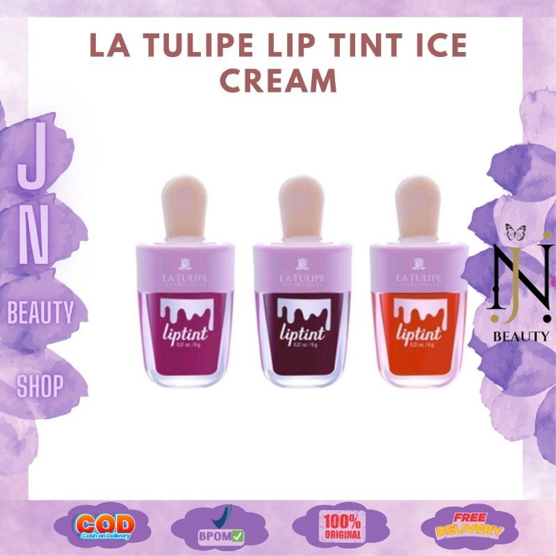 LA TULIPE LIP TINT BENTUK ICE CREAM 6GR