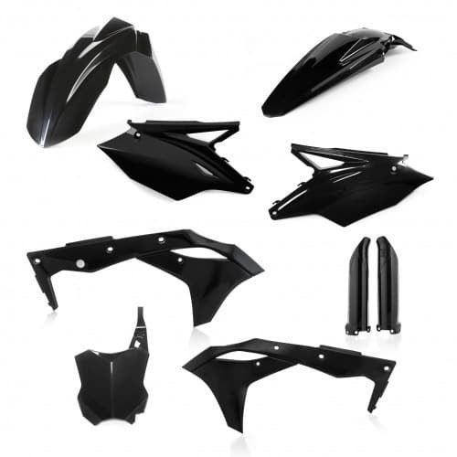 Termurah body set kawasaki kx250f 2017 2019 acerbis hitam,putih,hijaufluo, oem