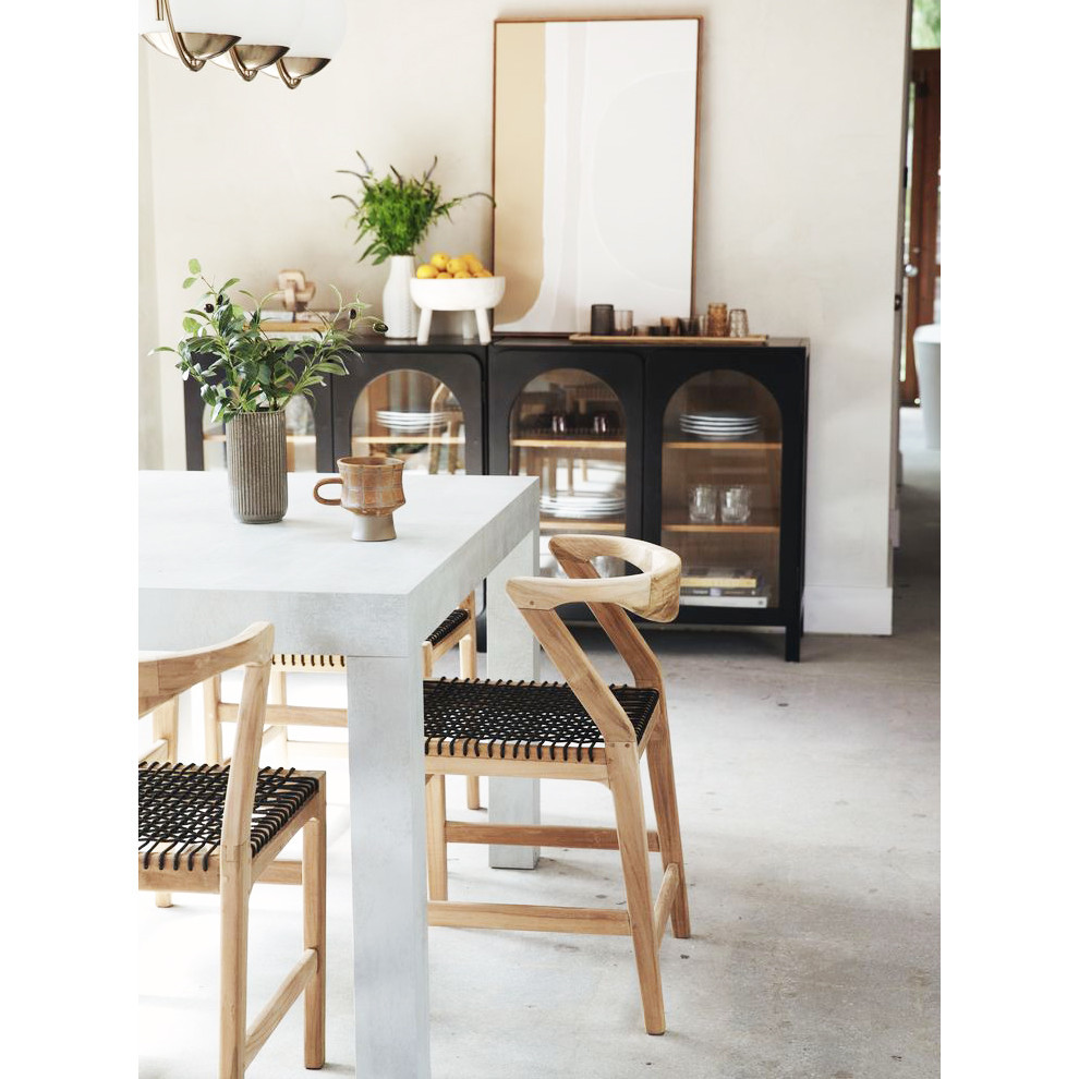 kursi bar modern/ kursi bar minimalis/ kursi bar kayu jati kombinasi rotan sofa/ kursi bar island/ k