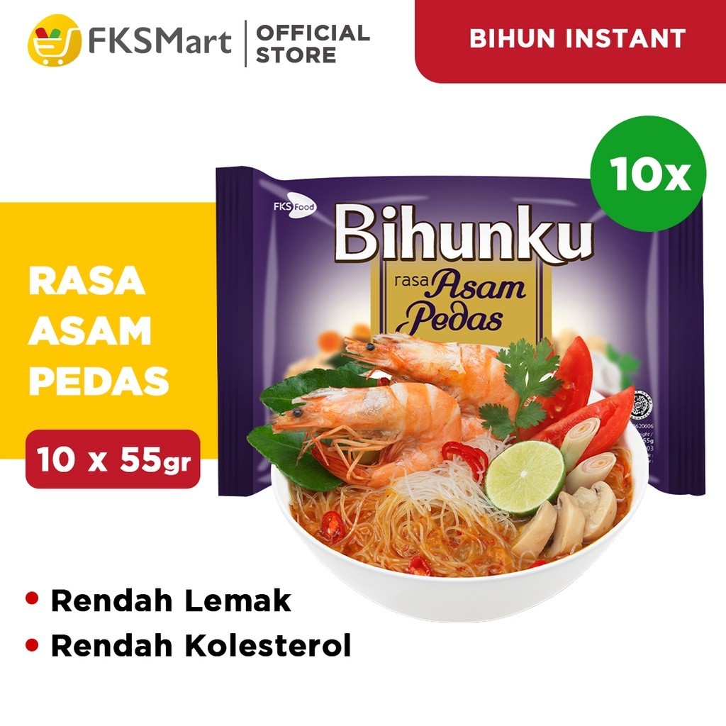 

Bihunku Asam Pedas Paket Isi 10 TM