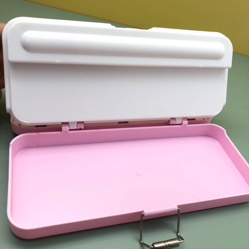

HJK Tempat Pensil Pink Kotak Pensil 2 Tingkat MIKA SANRIO Kuromi / Melody / Cinamonroll FY-9722
