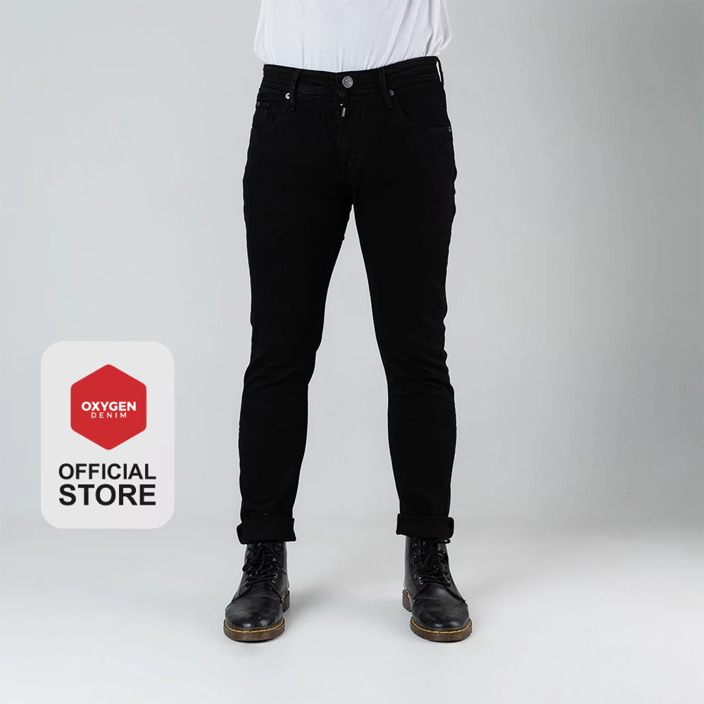 Big Salle Oxygen Denim 702 Prime B Skinny Jeans Stretch - Black (2012)