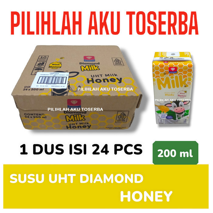 

Susu DIAMOND UHT Honey ukuran 200 ml - ( HARGA 1 DUS ISI 24 )