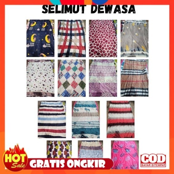 KAIN HALUS ADEM LEMBUT TEBAL / SELIMUT BULU DEWASA