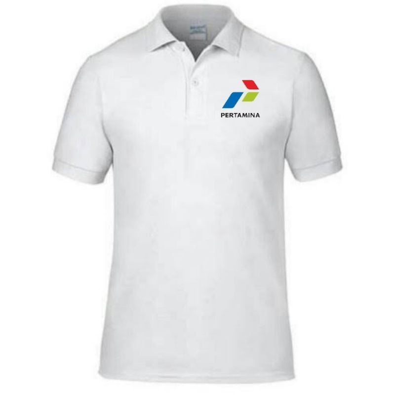 Kaos Kerah Poloshirt Kerah T-  Pertamina    Pertamina _Playmoreshop