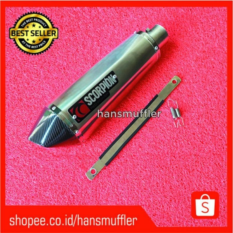 Knalpot Scorpion Red Power Best Seller Medium