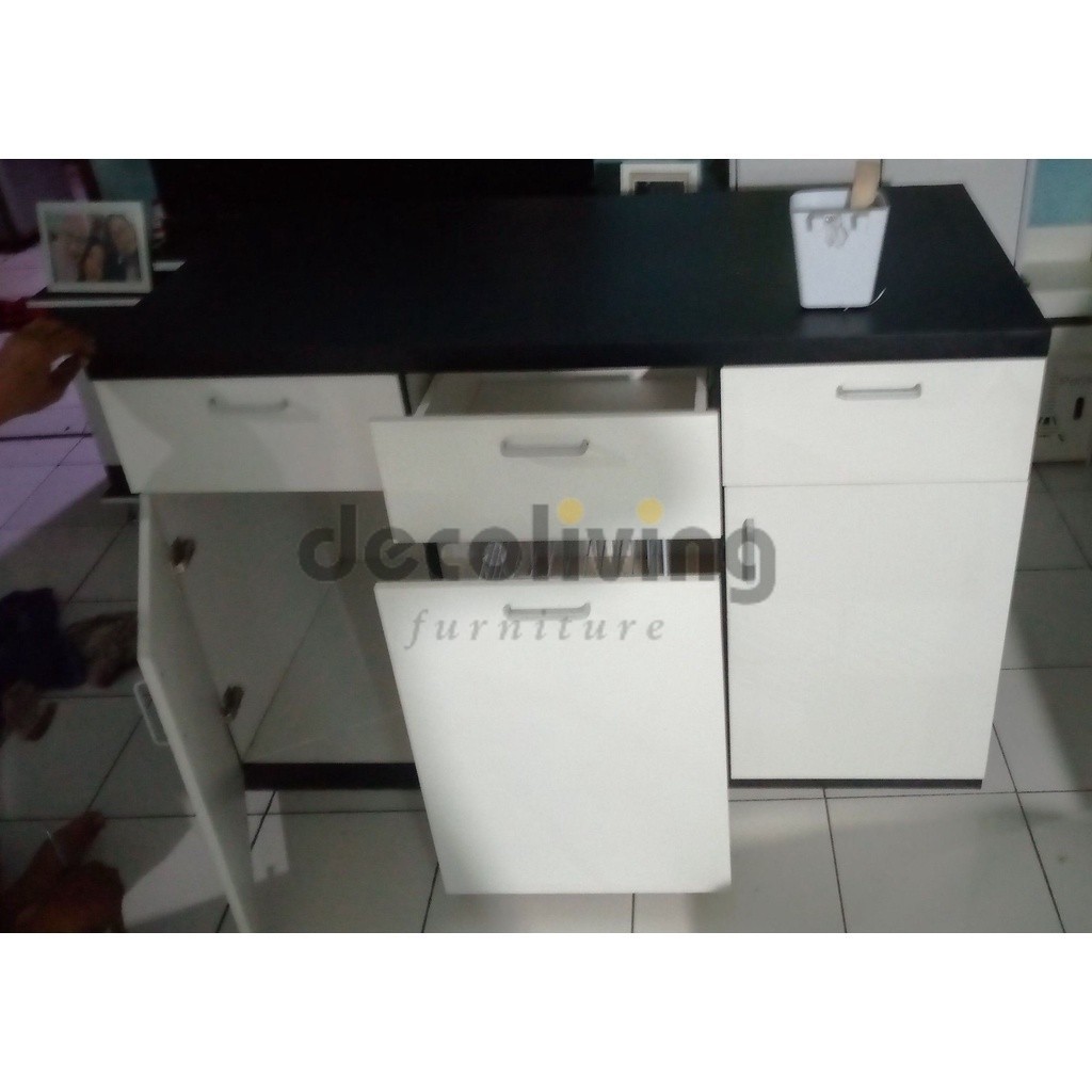 Meja Bar Kitchen Set Minimalis/ Kitchen Set Bawah Portable