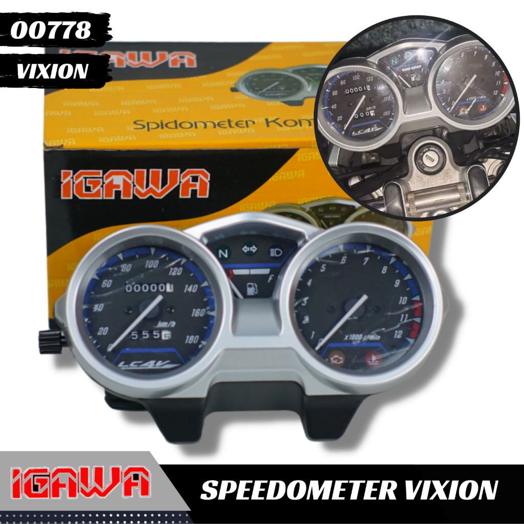 Spedometer Kilometer Vixion Old Speedometer Komplit 2006-2012 Termurah BigBos Variasi