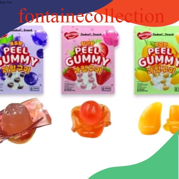 

permen peel gummy aneka rasa buah 80 gr/permen gummy 80 gram