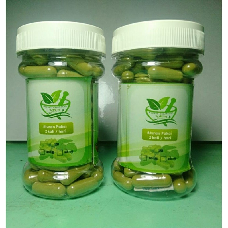 Kapsul Brotowali obat gatal kulit eksim alergi biduran gatal gatal menahun suplemen kesehatan isi 10