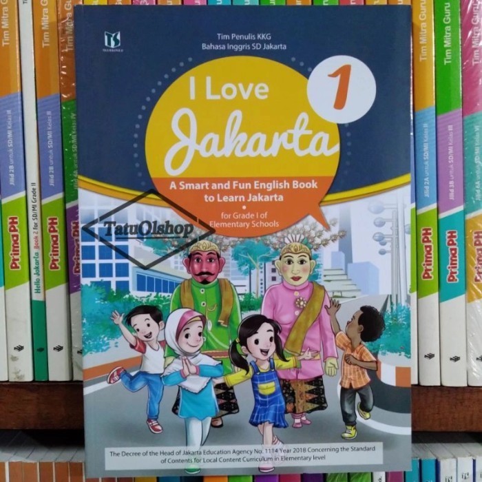 [PROMO MURAH] Buku Bahasa Inggris I Love Jakarta SD Kelas 1 2 3 4 5 6 Kurikulum 2013 - I LOVE KELAS 