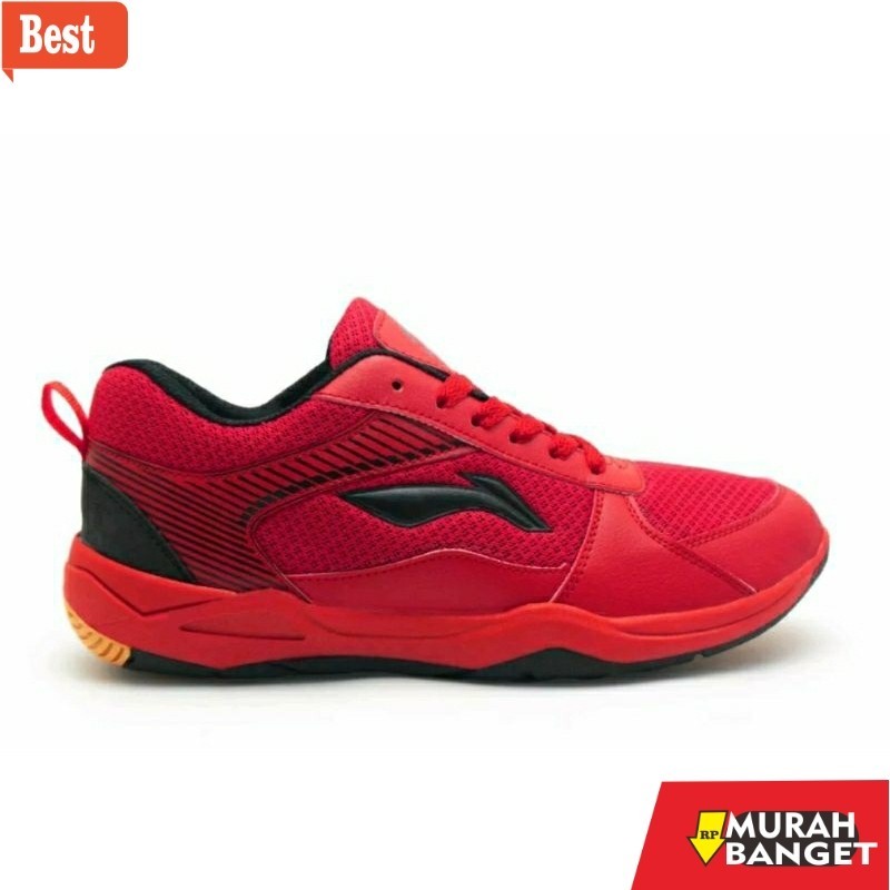 Sepatu Bulu tangkis keren SEPATU BADMINTON LINING SEPATU BULU TANGKIS LINING TERBARU SOL KARET 39 40